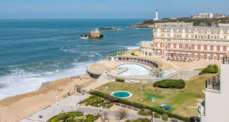 Biarritz Hotel du Palais Grande plage 